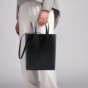 CELINE Vertical Small Cabas Grained Calfskin Bag